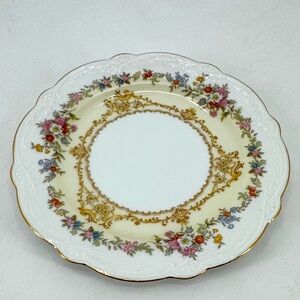 Noritake Japan Vintage 1933 Chablis Porcelain 22K Gold Bonded Bread Butter Plate
